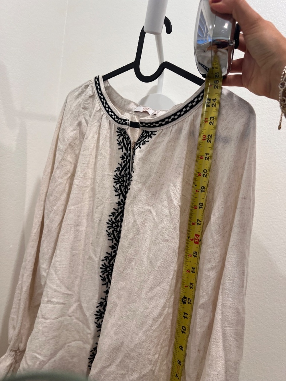 Ruffle sleeve button down - Picture 6 of 6